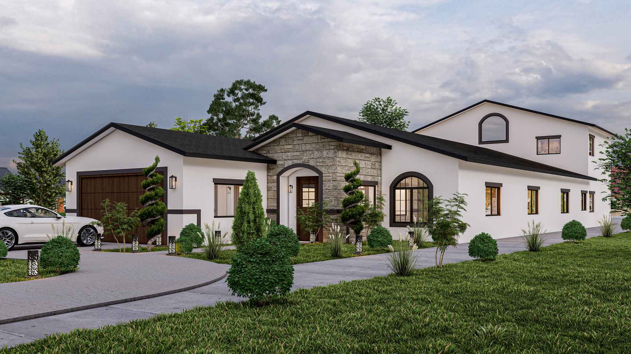 Exterior view of assisted living residence